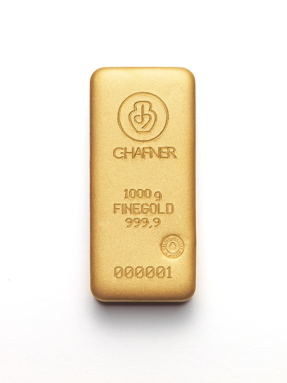 C.Hafner 1000 gram goudbaar -