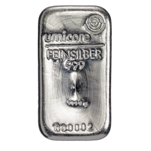 BTW-vrij zilver: 1 kilo zilverbaar