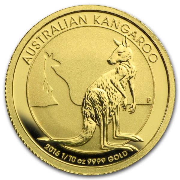 Kangaroo 1/10 troy ounce gouden munt 2016