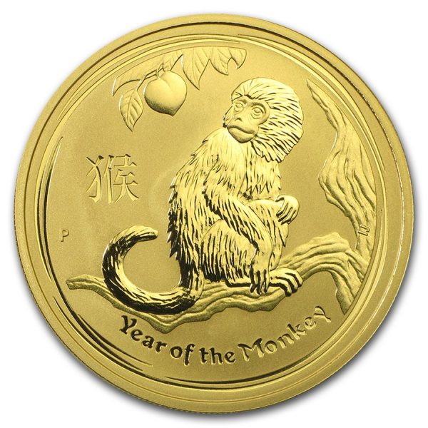 Lunar Aap 1 troy ounce gouden munt 2016