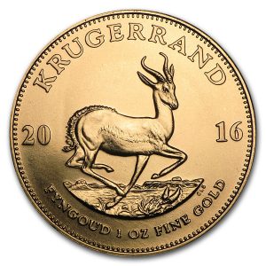 Krugerrand 1 troy ounce gouden munt diverse jaartallen