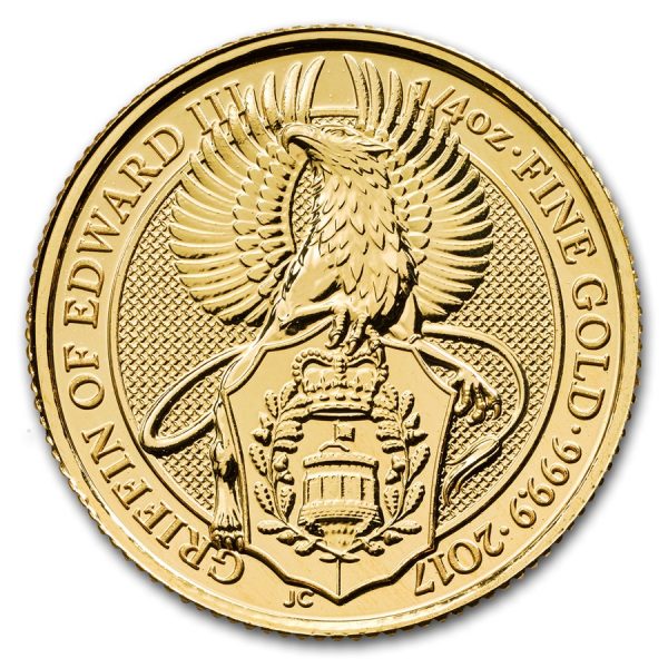 Queens Beast Griffin 1/4 troy ounce gouden munt