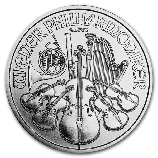 Philharmoniker 1 troy ounce zilveren munt 2017