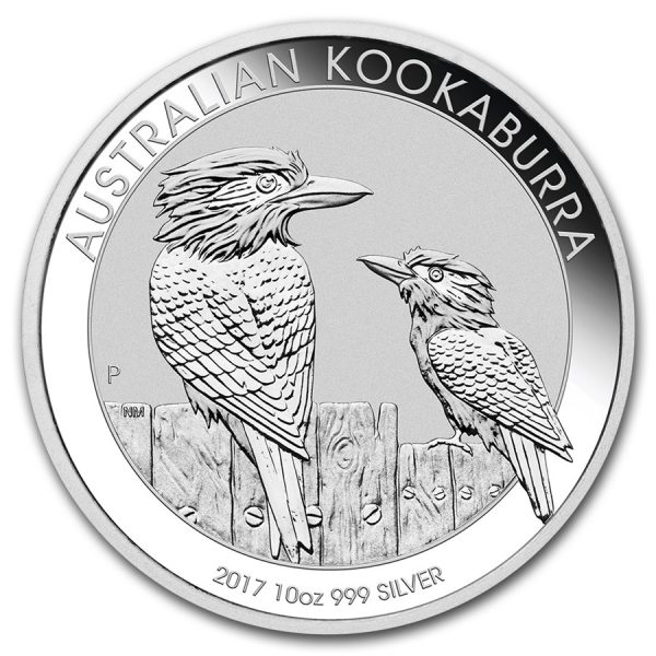 Kookaburra 10 troy ounce zilveren munt 2017