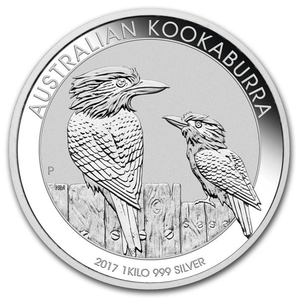 Kookaburra 1 kilo ounce zilveren munt 2017