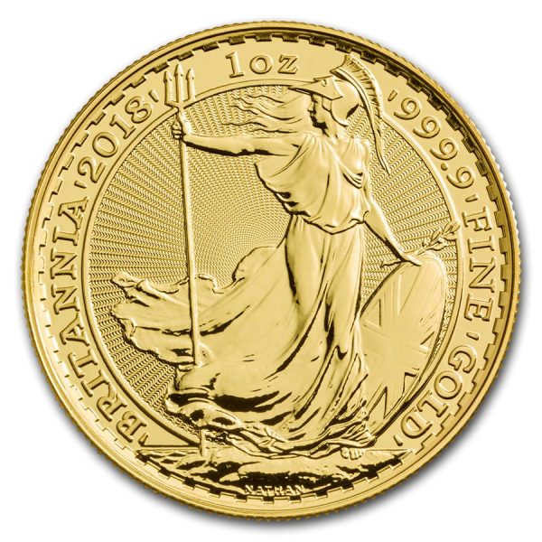 Britannia 1 troy ounce gouden munt 2018