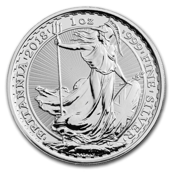 Britannia 1 troy ounce zilveren munt 2018