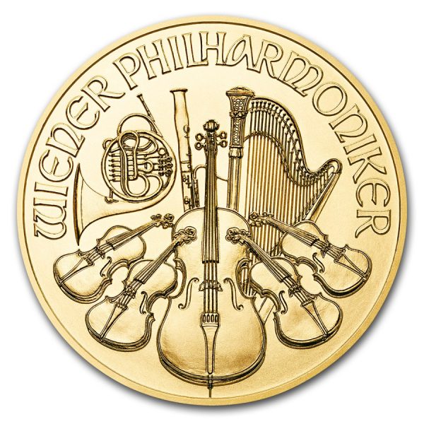 Philharmoniker 1 troy ounce gouden munt 2018