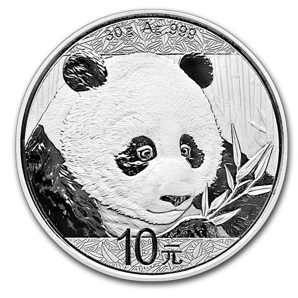 Panda 30 gram zilveren munt 2018