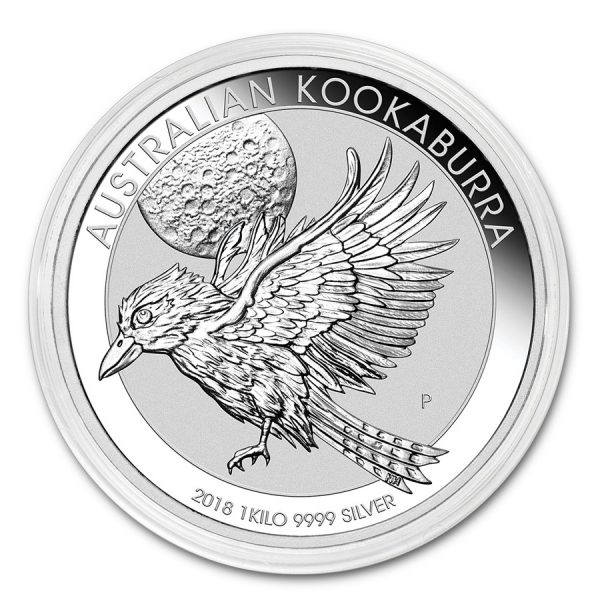 Kookaburra 1 kilo zilveren munt 2018