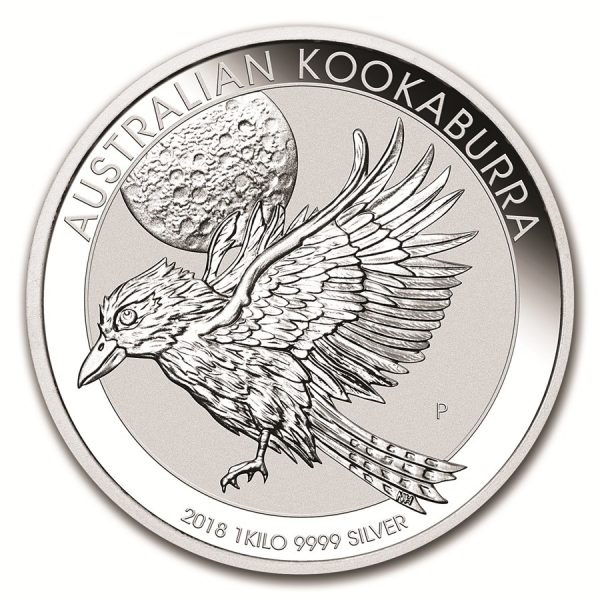 Kookaburra 1 kilo zilveren munt 2018