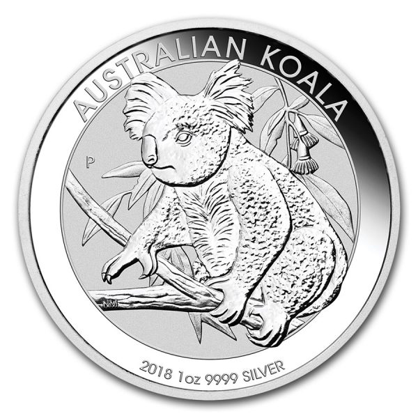 Koala 1 troy ounce zilveren munt 2018