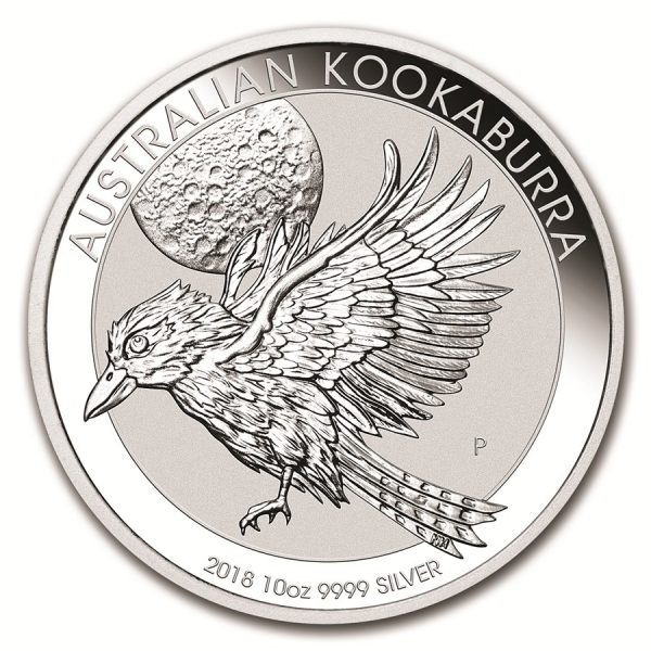 Kookaburra 10 troy ounce zilveren munt 2018