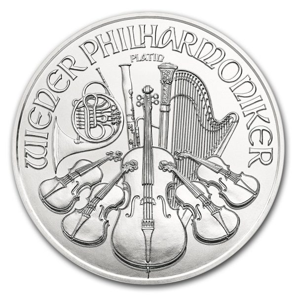 Philharmoniker 1 troy ounce platina munt 2018