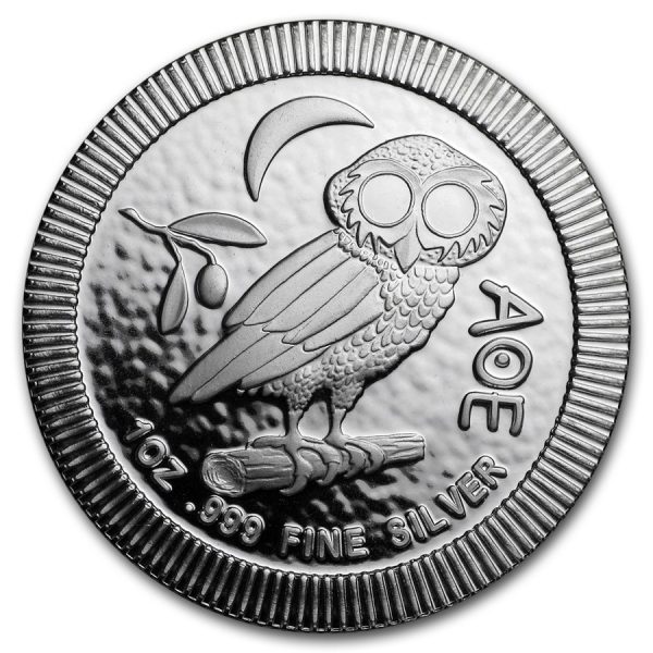Athenian Owl 1 troy ounce zilveren munt 2018