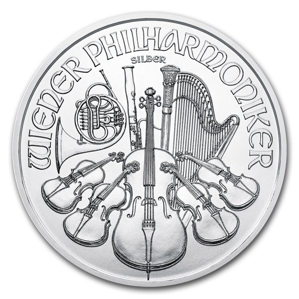 Philharmoniker 1 troy ounce zilveren munt 2019