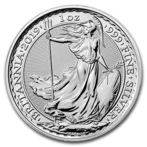 Britannia 1 troy ounce zilveren munt 2019