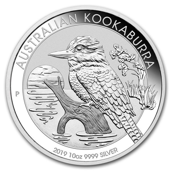 Kookaburra 10 troy ounce zilveren munt 2019