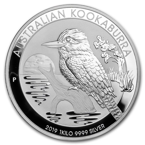 Kookaburra 1 kilo zilveren munt 2019
