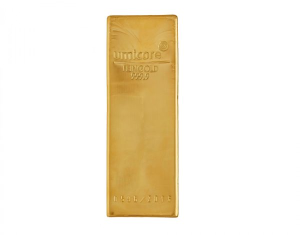 Umicore 12.5 (400 oz) gram goudbaar